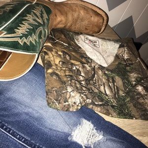 Ladies Hunt Gear Camo Shirt